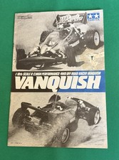 Vintage Tamiya Vanquish Manual 58076. 