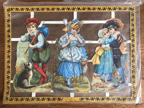 Vintage scrap nursery rhyme - vintage,
