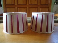 Pair of Lined Pleated Table or