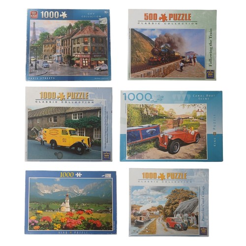 King jigsaw puzzle bundle - x,