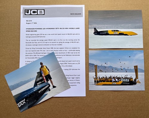 Jcb hydromax world land speed - world,