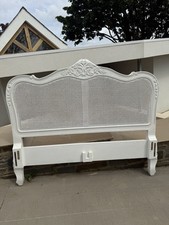 Double size French Style Shabby Chic Bed Complete Without Mattress. 