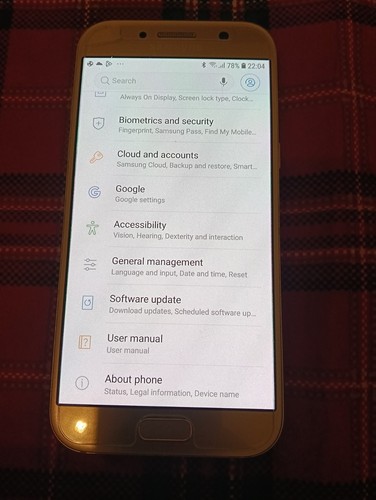 Samsung galaxy 2017 gold - 2017,