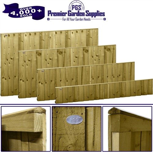 1ft 4ft wooden fence panel - 1ft-4ft,