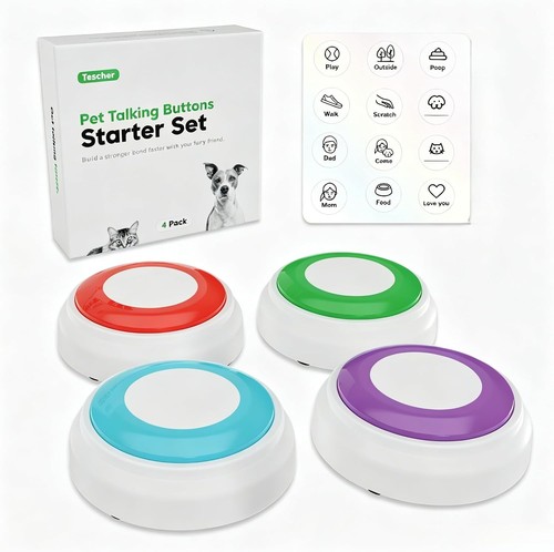 Dog talking buttons pack - talking, 4