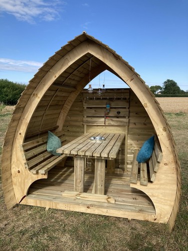 Garden bar pod bench table - bar,