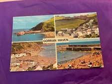 gorran haven postcard stamped  and POSTED 1981 PLC811