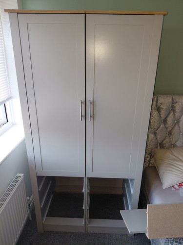 Wardrobe with drawers used - with,