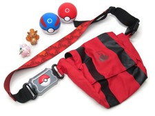 Pokemon Clip N Go Bag Set X 2 Pokeballs X 2 Figures Jigglypuff & Vulpix Used Toy