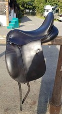 Frank Baines Black Dressage 17.5” W Saddle