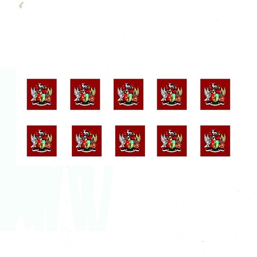 Model bus waterslide transfers - model,