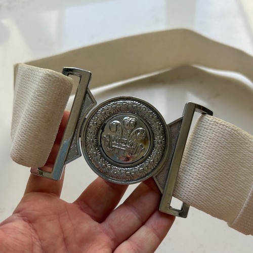 White courlene belt max - white,