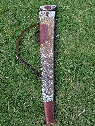 Leather shotgun slip - shotgun, case
