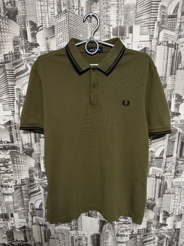 Men fred perry green - green, polos