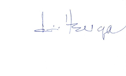 Jimmie heuga signed 3x5 - 3x5, inch