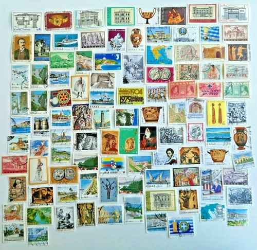 Greece stamps collection - collection, 100