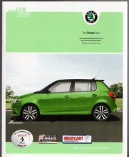 Skoda Fabia Early-Mid 2011 UK Market Brochure S SE GreenLine Elegance Scout vRS