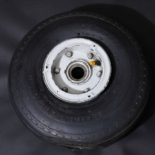 Aeroplane Wheel & Tyre Aircraft Man Cave Table Furniture Salvage Memorabilia
