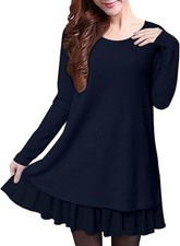 Womens Long Sleeve Tunic Dress