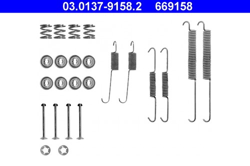 Brake shoes kit for volvo - brake,