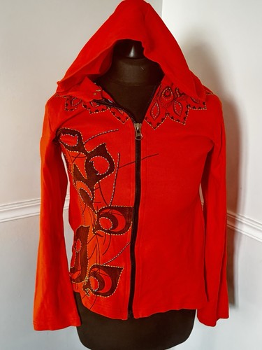 Orange hippy jacket with - orange,