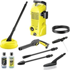Karcher K2 High Pressure Washer With Spray Lance Home & Car Kit, Surface Cleaner