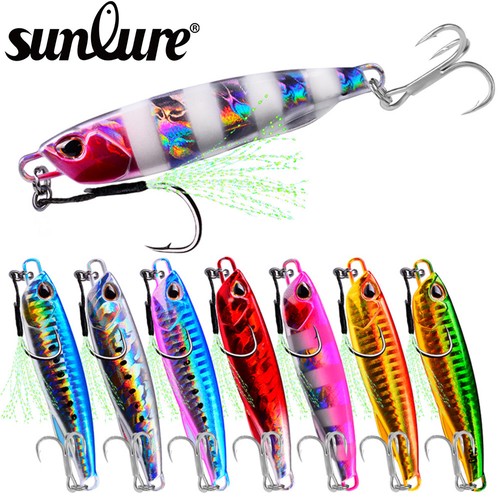 Luminous metal shore jig - metal, sea