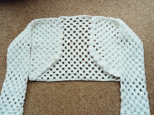 Crochet bridal chaleco bolero - bridal,