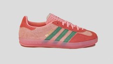 ADIDAS GAZELLE INDOOR W SEMI-SPARK PINK/GREEN SZS 6 6.5 7 8 ORIGINALS IG6782