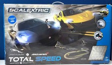 Scalextric Total Speed Jaguar v McLaren , Boxed, Working