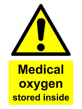 Medical Oxygen Stored Inside