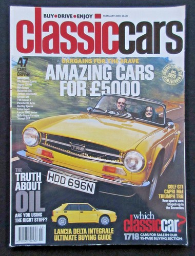 Classic cars magazine feb - cars,