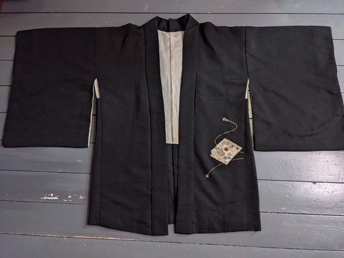 Vintage japanese silk kimono - vintage,