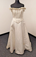 Sincerity Bridal 2952 Early 2000's Floral Designer Wedding Dress Gown See Desc