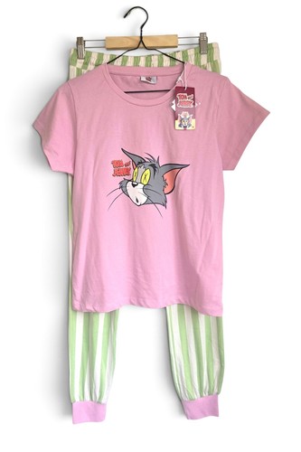 Tom jerry pink green - jerry, &