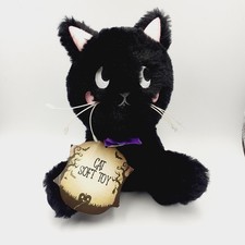 Sainsburys black cat - cat, plush