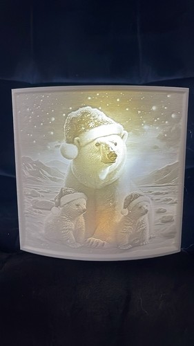 Polar bear tealight candle - bear,