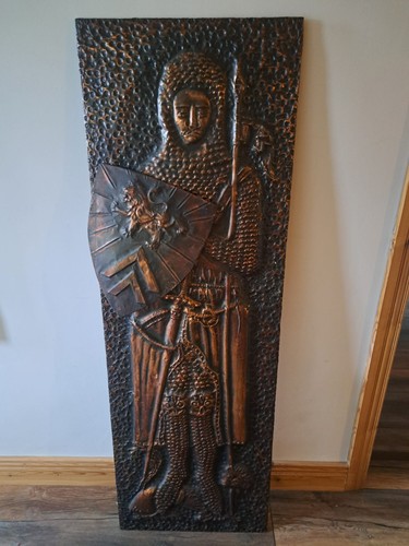 Large vintage brass medieval - large,