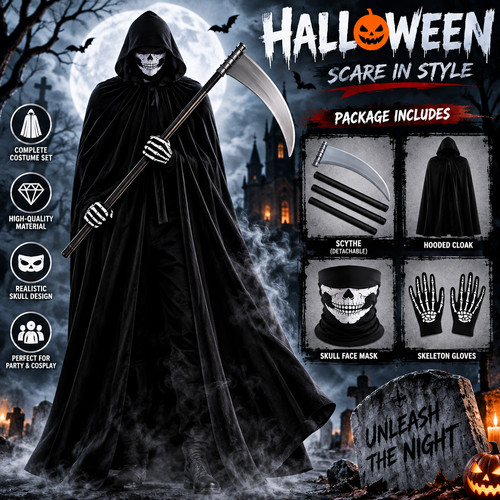 140cm halloween grim - grim, reaper