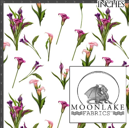 Calla lily pattern - calla, pattern,