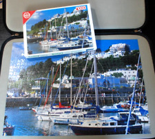 The Harbour, Torquay, Devon 1000 Piece Jigsaw Puzzle - Complete but Marked Box