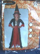 HALLOWEEN - GOTHIC WITCH - NEW IN PACK - 8-10 yrs - bargain 