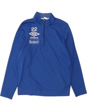 UMBRO Mens Graphic Zip Neck