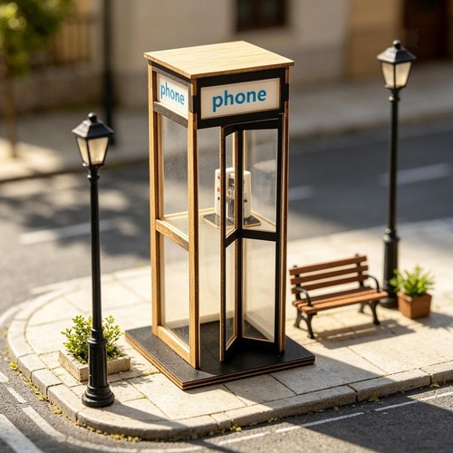 Phone booth lamp uncommon - booth,