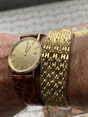 750 gold woven braclet - 18/750,