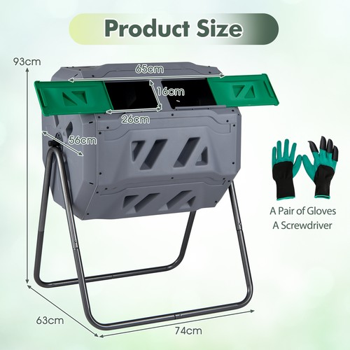 Bin dual chamber - dual,