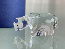 Swarovski Figurine 622941 Zodiak Rhinoceros 6 Cm. Ob + Zertifikat. Top Condition
