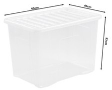 60L Wham Crystal Clear Plastic