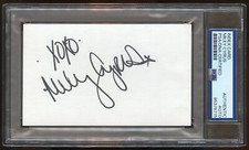 Miley Cyrus signed autograph