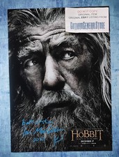 Ian McKellen Hand Signed Autograph Photo COA Lord Of The Rings NO US TARIFFS